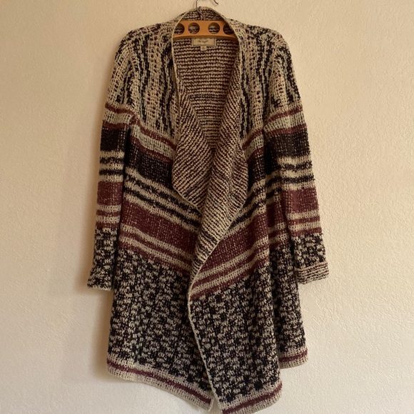 Lucky Brand Sweaters - LUCKY BRAND Knit Cotton Blend Open Front Cardigan Sweater SZ Medium